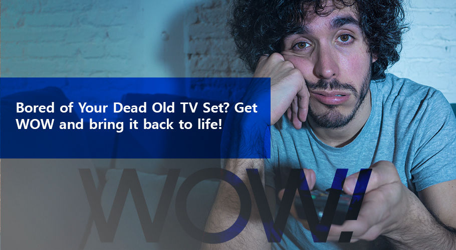 Bored of Your Dead Old TV Set? Get WOW and bring it back to life!